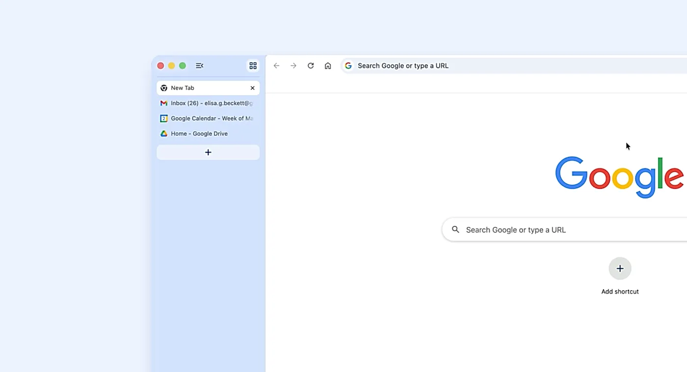 Вертикальные вкладки Chrome