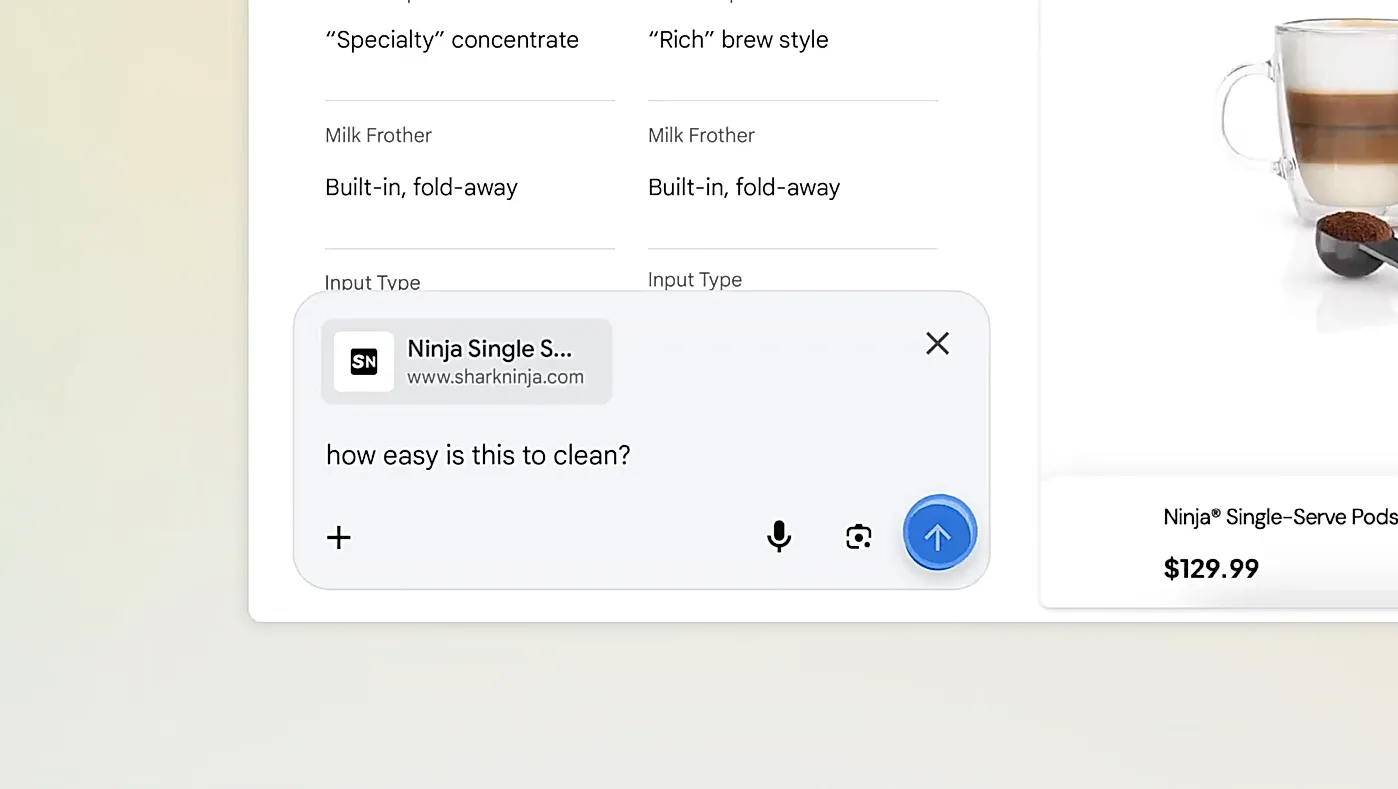 AI-режим Chrome теперь понимает вкладки