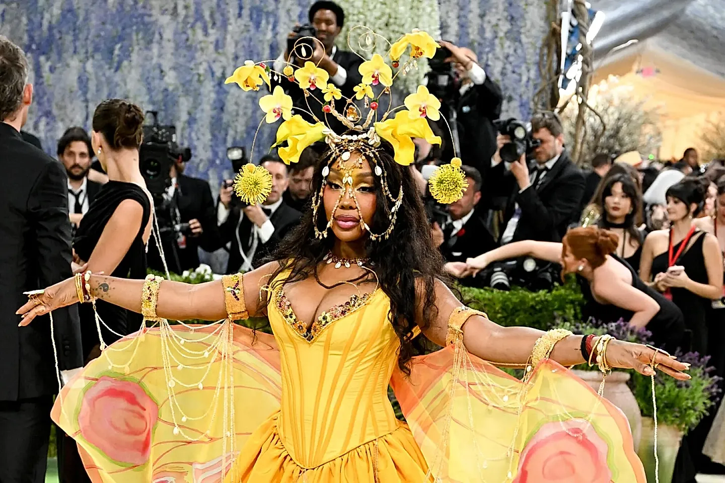 SZA пришла на Met Gala в платье из лотов с eBay