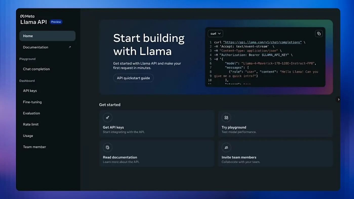 Meta делает жизнь разработчиков проще с Llama API