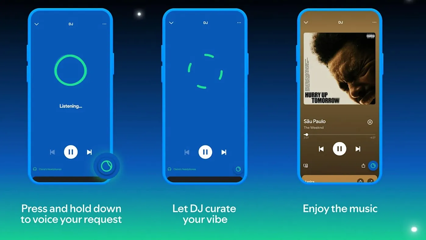 Spotify запускает AI DJ, который принимает запросы
