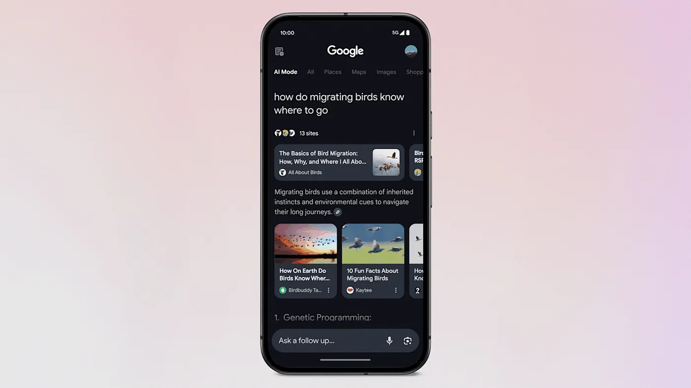 Google запускает режим ИИ для всех в США