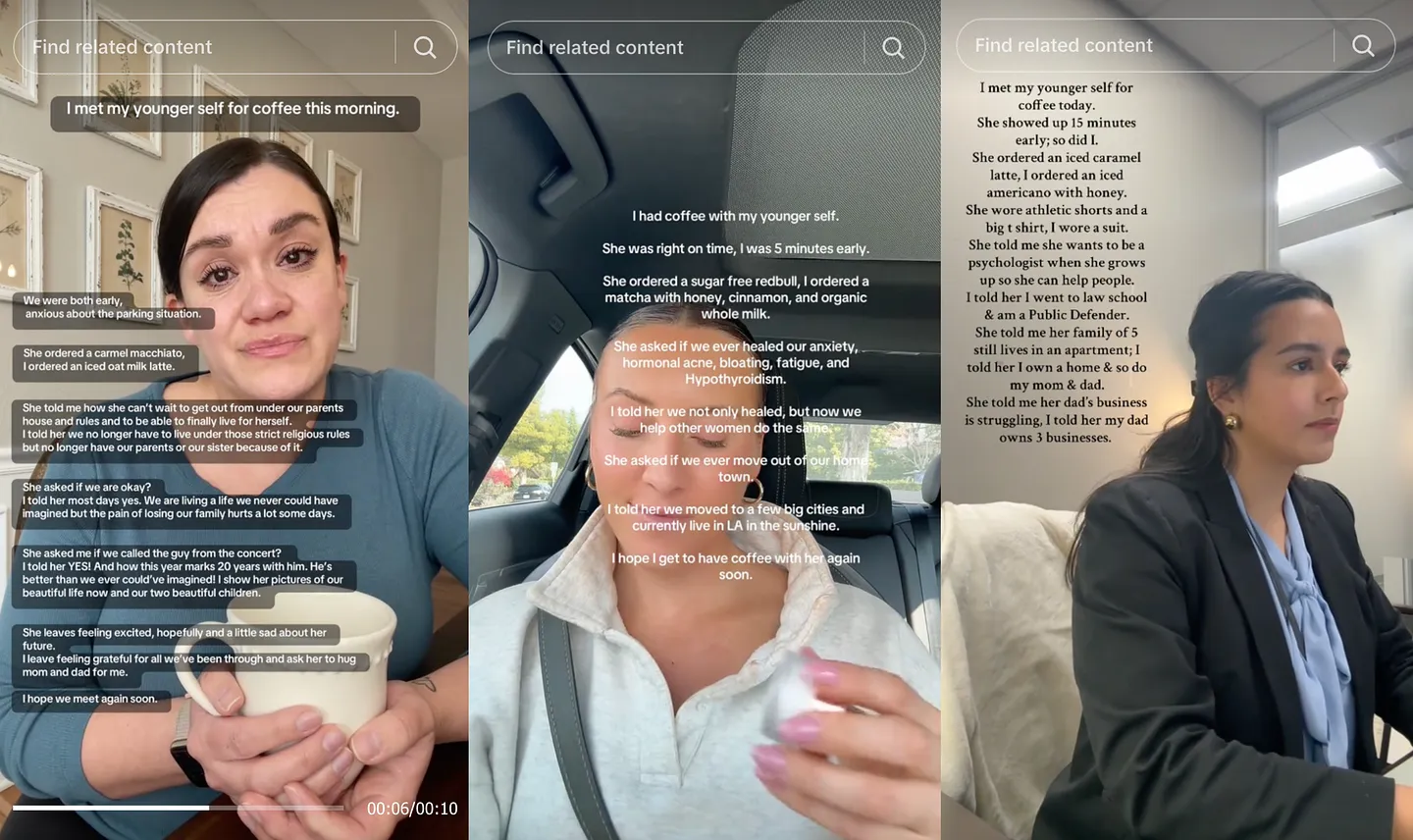 Встретить младшее 'я' за кофе: тренд, который заставляет задуматься