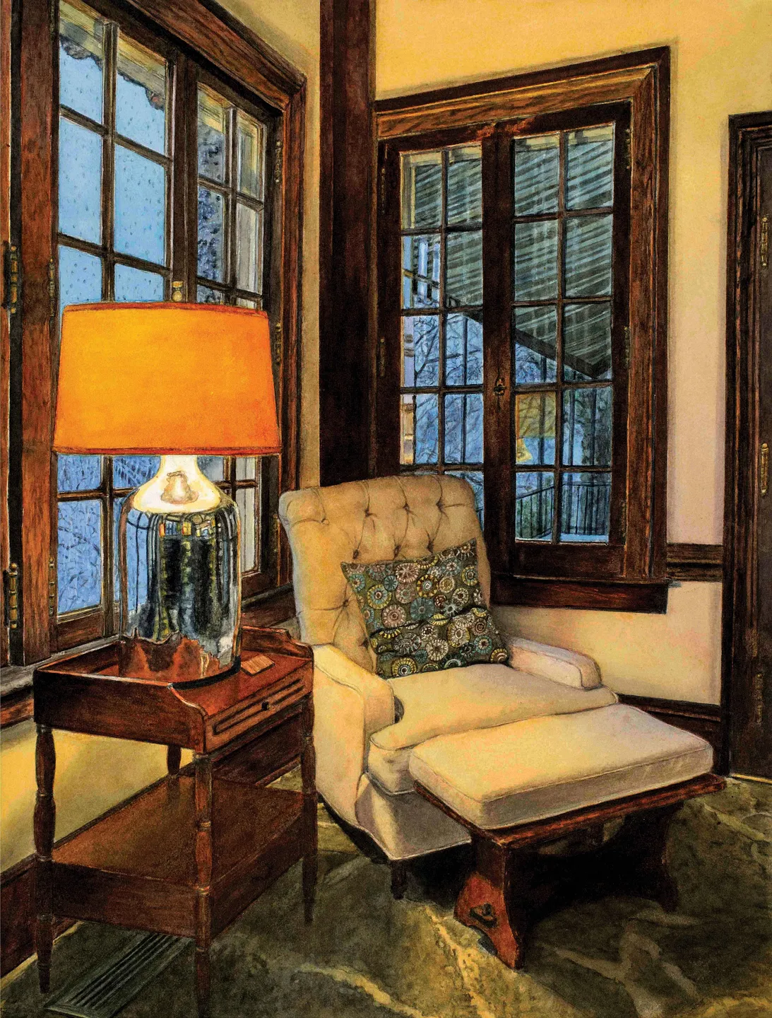 Арлин Манн: акварели "Дом навсегда" — по следам старинной усадьбы в Теннесси