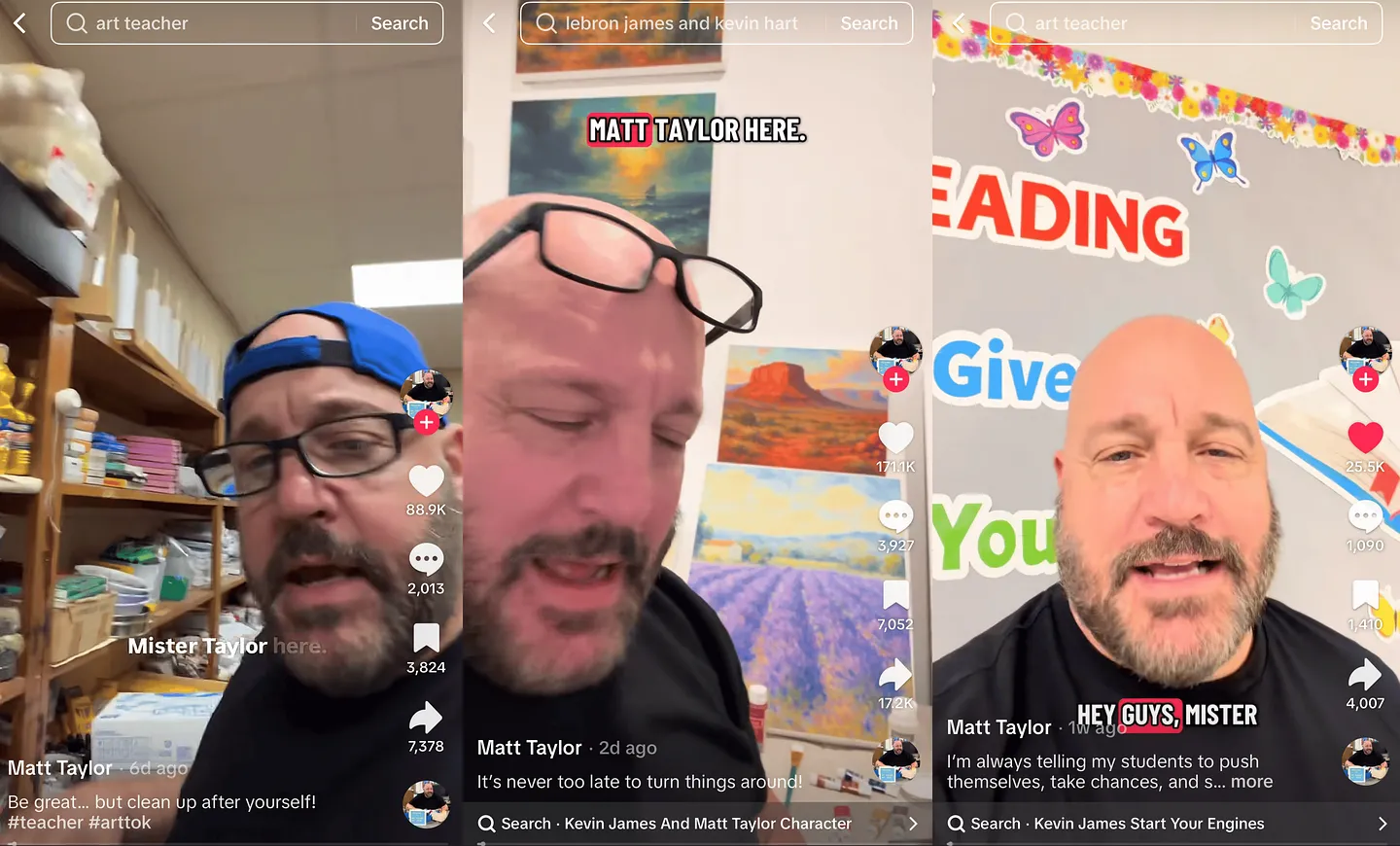 Кевин Джеймс притворился школьным учителем?